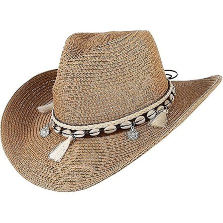 Cowboy-hattu, olkihattu, naisten aurinkohattu, kesärantahattu, western-hattu, panama-hattu