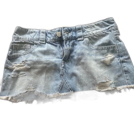 Ljusblå jeanskjol från Gina Tricot