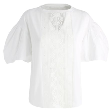Fabiana Filippi T-Shirt Hvid, Dame Bluser