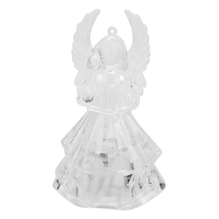 Nyhet Glowing Akryl Bön Ängel Kristall Färgglad Nattljus Dekor