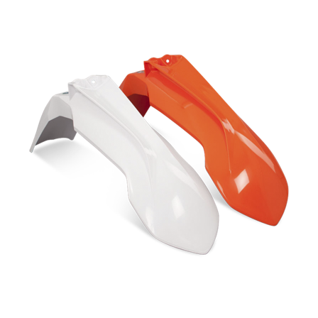 Parafango Anteriore Rtech Bianco - KTM 125 EXC SIX DAYS 2014-2016