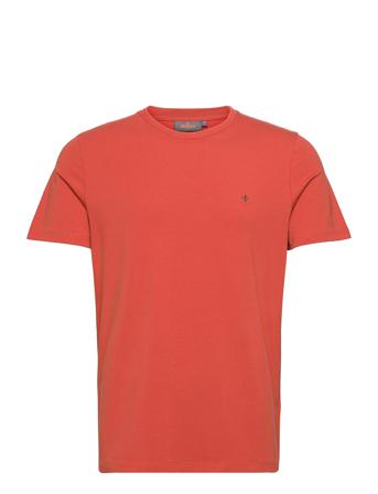 James Tee T-shirts Short-sleeved Oransje Morris