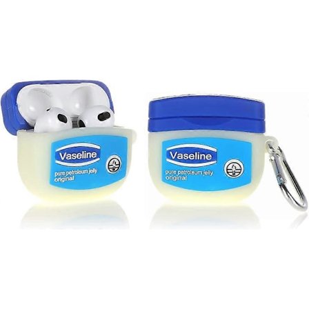 Passform designad för Airpods 3:e generationen 2021, Silikon Tecknad Söt Fodral Skyddande Stötsäkra Skal för Airpods 3