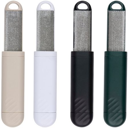 Klädborste i kompakt plastfodral