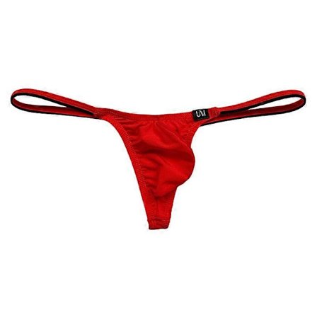 Herre Ice Silk Thong Mini Micro Bikini G-streng Bade Tanga Underbukse Lav Rise Mann Sexy Strandklær Solbad T-back Truser Undertøy-WELLNGS
