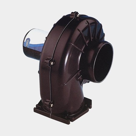Ventilateur de compartiment moteur Jabsco Flangemount Blower, 24 V, montage à bride, Ø75 mm (3") - bride, 4.2 m³/minute