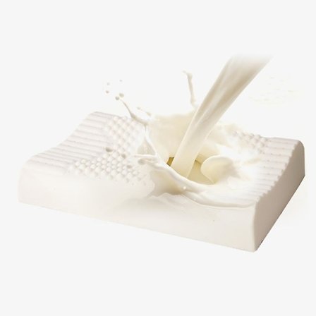 Latexkudde för nackstöd och ortopedisk massage