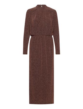 Yasyen Ls Ankle Dress - Show Brown YAS