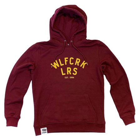 Wolfcreek Lures Logo Hoodie, Burgundy - XL