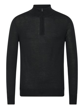 J. Lindeberg M Merino Blend Half Zip - Black - XXL