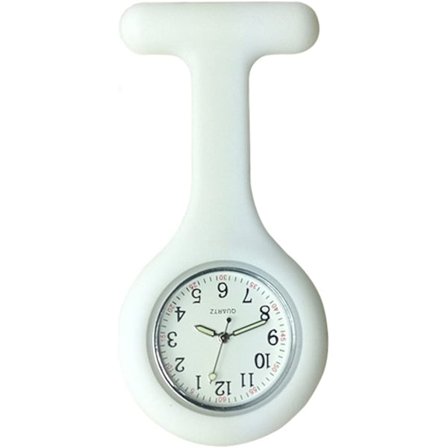 Sygeplejerskeur, silikonespænde med nål/klips, lyser i mørke, i