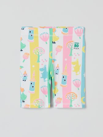 Polarn O. Pyret UV-shorts Mumin - 98|104 - barnkläder - yellow
