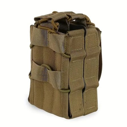 Tactical Molle 5,56 7,62 Enkel Dubbel Magasinficka M4 M16 AR15 G36 Mag Hölster EDC Outdoor Jaktväst Påsar Midjeväska