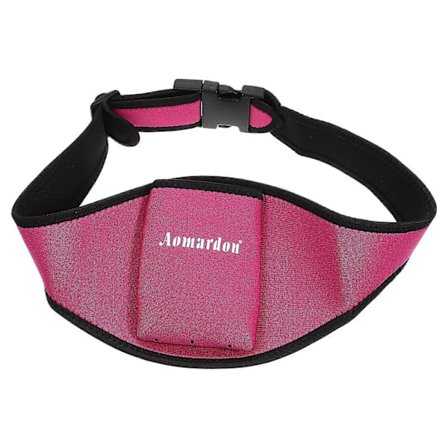 Mikrofonivyö Fitness-ohjaajalle, säädettävä vyötärölaukku mikrofonin kantamiseen