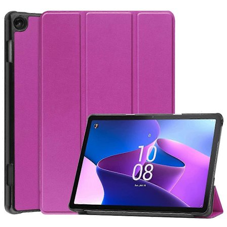 För Kompatibel Lenovo Tab M10Plus 3:e Gen Tablet Fodral 10.6" Slim Tri-Fold Ställ Smart Fodral, Multi-View Ställ Hårt Skal Folio Fodral Automat[D]