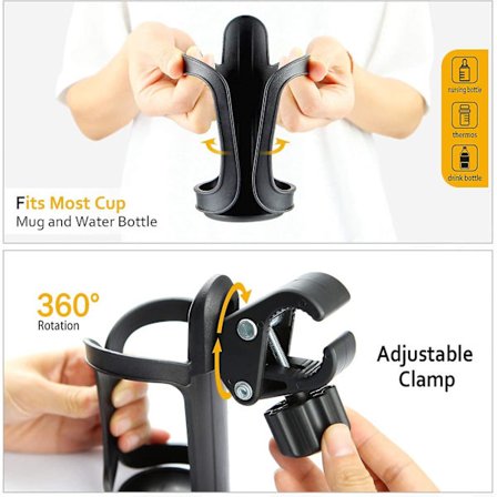 1 Stroller Drikkeholdere - Universal Kopholder Til Cykler Trolley