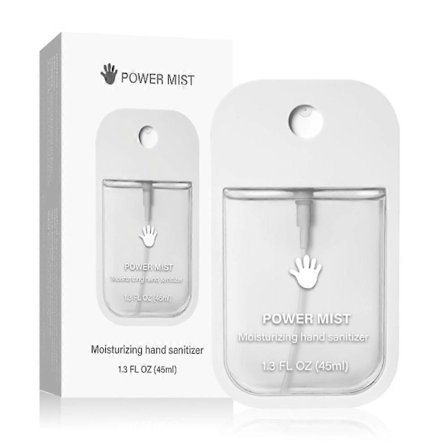 Power Mist Håndsprit Spray, Bærbar Fugtgivende Spray Håndsprit, Rejsestørrelse Håndsprit Spray Multi-Smag, Renser Dine Hænder