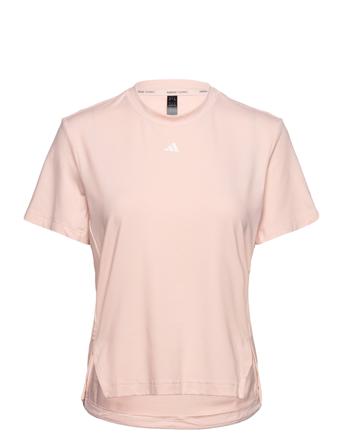 D2T Tee T-shirt Top Lyserød Adidas Performance