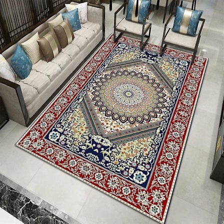 Europeiska hovstil mattor för vardagsrum stor storlek hög kvalitet hem matta sovrum förtjockning salong matta vintage persisk matta