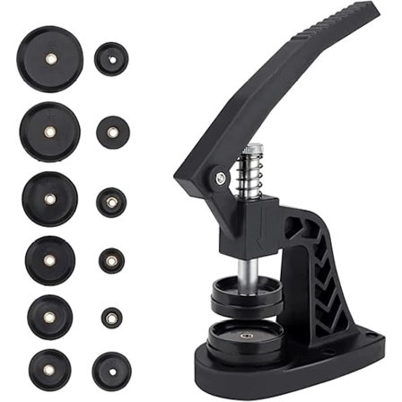 Urkassepresse Bagkassepresse Dør med 12 Størrelser af Former, Urreparationssæt Urkasseåbner Uråbner Urbatteriudskiftningssæt