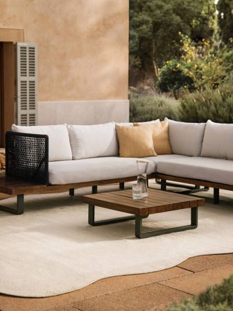 Możliwość Prania Dywan Wewnętrzny I Zewnętrzny Abstrakcyjny Olga Beżowy Oeko-Tex