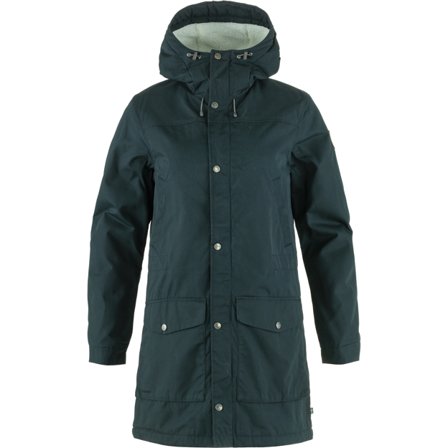 Fjällräven Greenland Winter Parka L - female - Dark Navy/Bleu - Winter Giletes