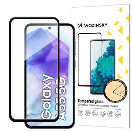 Wozinsky Hærdet skærmbeskytter til fuld skærm til Samsung Galaxy A56 / A36