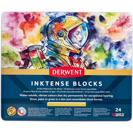 Derwent Inktense Blocks 24-set