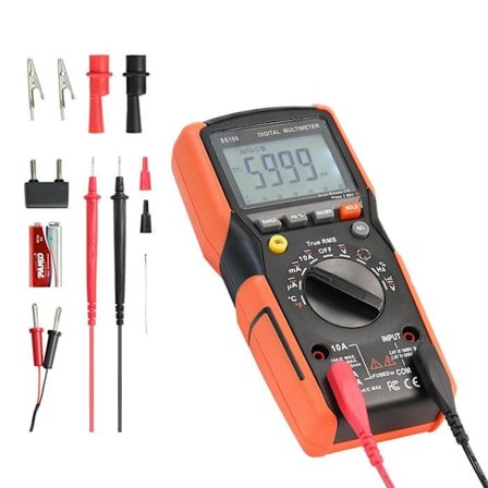 Multimeter Digital TRMS-Duoku-6000 Points-Mångsidig Mätinstrument för AC/DC Spänning, Ström, Motstånd