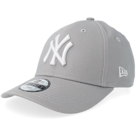 New Era - MLB - Grey - adjustable - Cap - Kids New York Yankees 9FORTY Basic Grey Adjustable - Hatstore