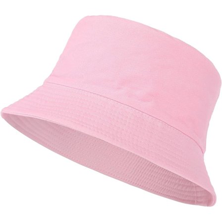Spand Spand Unisex Solhatte Ensfarvet Mænd Kvinder(Pink)