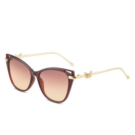 Trendy Oversized Polariseret Solbriller til Kvinder UV400 Beskyttelse