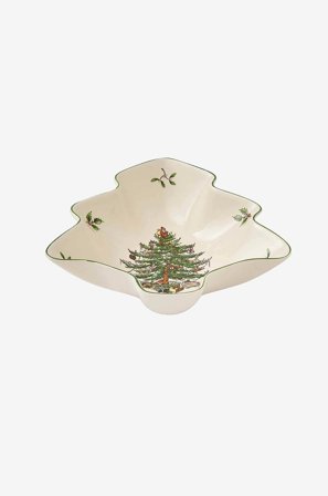 Spode - Granformad skål Christmas Tree - Vit - Servering- & salladsskålar - Från Homeroom