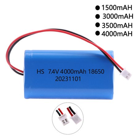 7,4 V 18650 akkupaketti 2S Lifepo4 akkupakkaukset 1500mah 3000mah 3500mah 4000mah ladattava akkupistoke