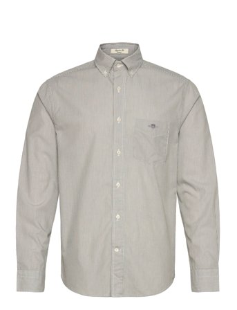 GANT Reg Classic Poplin Banker Shirt - White - S