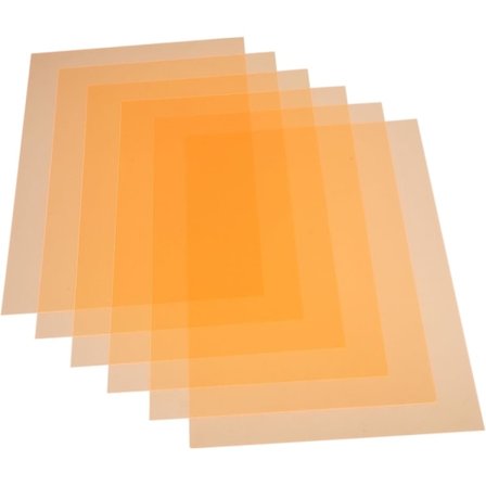 6 stk. Overlays PVC Film Lysfiltre til Studio Video Fotografering Klasseværelse Teater Lysdiffuser Film