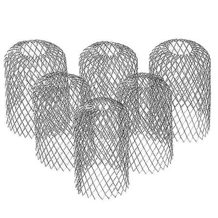 (Pow yeah!) 6-pack 3 tum Expanderbara Aluminium Filtersilar för Hängrännor - Förhindrar Löv och Blockeringar