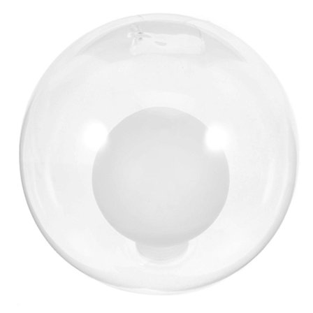 Glasskule Lampeskjerm Takhengende Glass Lysdeksel Transparent Kuleformet Lampeskjerm