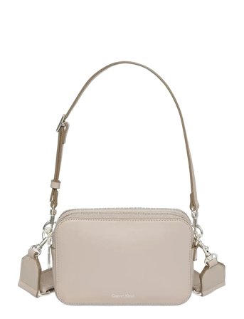Webbing Double Strap Camera Bag Cream Calvin Klein