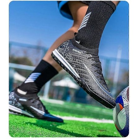 Unisex Turf Fodboldsko Åndbare TF Fodboldstøvler til Voksne og Ungdomstræning