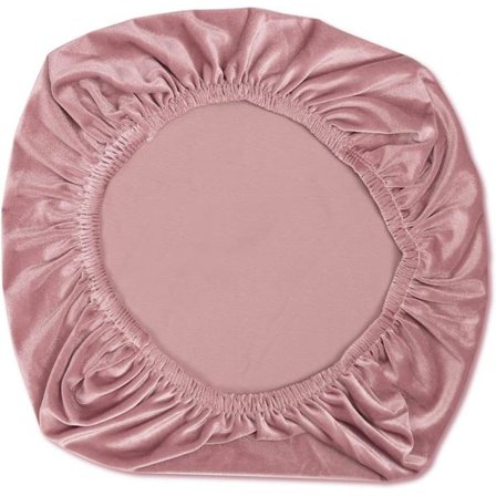 35-50 cm Stræk Spandex Fløjsstolbetræk - Maskinvaskbart Blødt Drejekontorstol Hyndebetræk - Hjem, Bar, Bryllupsfestindretning (Grøn)