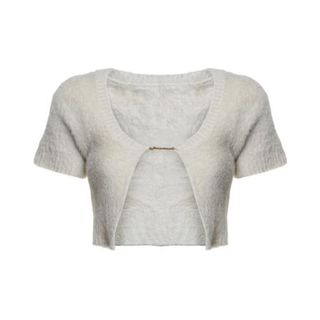 Jacquemus Cardigans Grå, Dame, Størrelse: XS