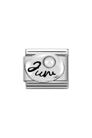 Symbols 925 Sterling Silver Birthstone June