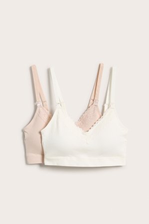 Kappahl | Stanik do karmienia, 2-pak | Jasnoróżowy