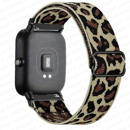 20 mm/22 mm bånd for Amazfit Gts 4//2/2e/3/gts2 Mini/gtr 4/3/pro/gtr2/47 mm/stratos Nylon elastisk klokkearmbånd Amazfit bipsrem