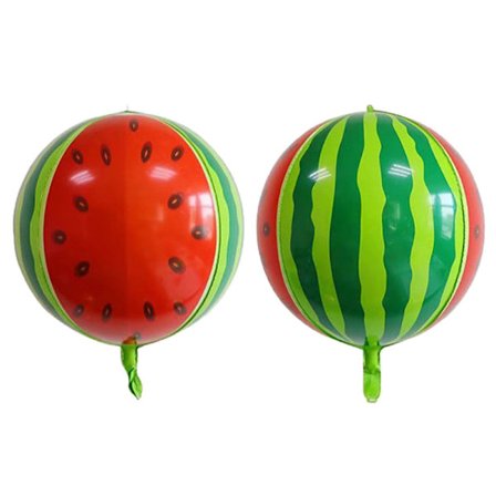 1 stk 22 tommer 4D vandmelon ballon fødselsdag bryllup foto rekvisitter B