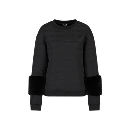 Emporio Armani Ea7, Sweatshirts Zwart, Dames, Maat:M