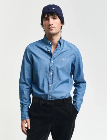 GANT Slim Indigo Bd - Blue - L