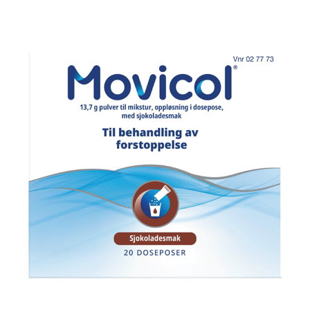 Movicol Pulver til mikstur, 20 x 1 stk.