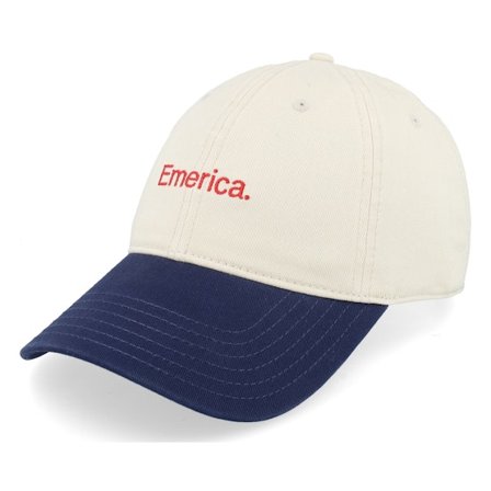 Emerica - Beige unconstructed Cap - Pure Gold Tan/Navy Dad Cap / Unconstructed @ Hatstore